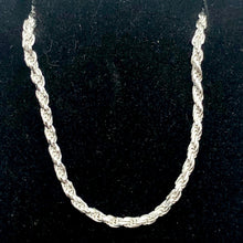 Load image into Gallery viewer, 24" Italian Made 7.4 Grams of Solid Sterling Silver 2mm Rope Chain 103494(24)