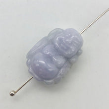 Load image into Gallery viewer, 26cts Hand Carved Buddha Lavender Jade Pendant Bead | 21x14x9.5mm | Lavender - PremiumBead Alternate Image 8