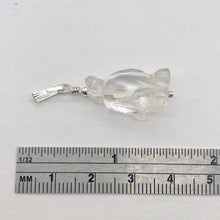 Load image into Gallery viewer, Darling! Clear Quartz Penguin with Sterling Silver Pendant 509273QZS - PremiumBead Alternate Image 7