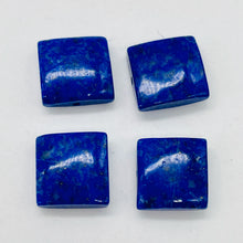 Load image into Gallery viewer, Lapis Lazuli Square | 13x13x5mm | Blue Silver | 4 Beads