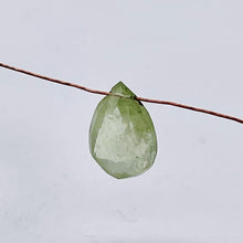 Load image into Gallery viewer, Sapphire1.9ct Flat Faceted Briolette Pendant Bead | 9x6x4mm | Pale Green | 1 |