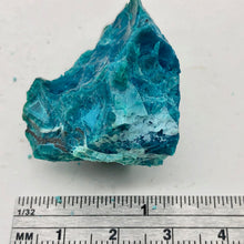 Load image into Gallery viewer, Chrysocolla Display Specimen - Beautiful Striations of Blue and Teal | 1.5x1.13x1.38" |