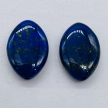 Load image into Gallery viewer, 2 Exquisite 15x10mm Oval Natural Lapis Beads 009395