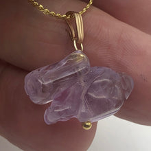 Load image into Gallery viewer, Hop! Amethyst Easter Bunny & 14Kgf Pendant 509255AMG - PremiumBead Alternate Image 5