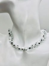 Load image into Gallery viewer, Lampwork Glass Eye 14" Strand Round Beads | 8 mm | White | 48 Beads }