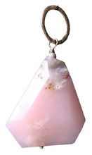 Load image into Gallery viewer, Designer! Pink Peruvian Opal & Silver Pendant 509862F