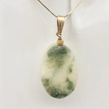 Load image into Gallery viewer, Crystal Fields Ocean Jasper Oval Druzy & 14k Gold Filled Pendant, 1 7/8" 507114B - PremiumBead Alternate Image 7