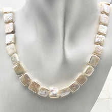 Load image into Gallery viewer, Beautiful White 11x11x4mm Square Coin FW Pearl 16" strand - PremiumBead Primary Image 1