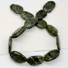Load image into Gallery viewer, Exotic Russian Serpentine 29x18mm Pendant Bead Strand 108610
