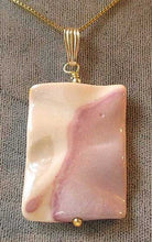 Load image into Gallery viewer, Mauve & Tan Wavy Mookaite and 14Kgf Pendant 6920E - PremiumBead Alternate Image 2