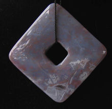 Load image into Gallery viewer, Druzy Fancy Lavender Jasper Square Donut Bead 10278B - PremiumBead Primary Image 1