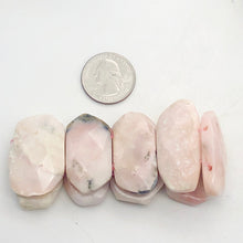 Load image into Gallery viewer, Pin Cushion Faceted Peruvian Opal Stretchy Bracelet | 6.5 - 7.5"| Pink|9 beads | - PremiumBead Alternate Image 2