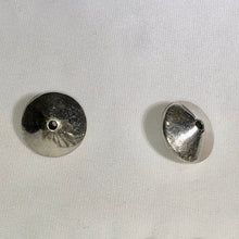 Load image into Gallery viewer, 2 Handmade 14mm Solid Sterling Silver Knife Roundel Beads - 3.9G 3301 - PremiumBead Alternate Image 2