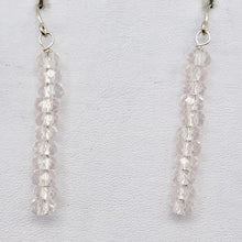 Load image into Gallery viewer, Light Pink Clouds Rose Quartz Sterling Silver Semi Precious Gemstone Earrings - PremiumBead Primary Image 1