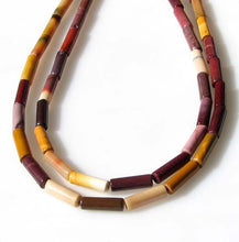 Load image into Gallery viewer, Hot! Australian Mookaite Tube Bead 8"Strand | 13x4mm | 15 beads | - PremiumBead Alternate Image 2