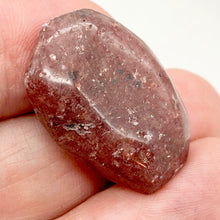 Load image into Gallery viewer, 1 Sugarplum Muscovite Faceted 26x19x8mm Oval Pendant Bead 8945