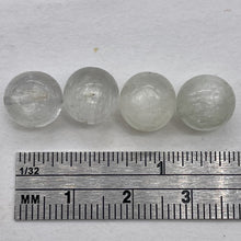 Load image into Gallery viewer, Chatoyant Light Seafoam Green Faceted Kunzite Beads | 9mm | 4 Beads |