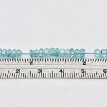 Load image into Gallery viewer, 1 inch of Blue Zircon Faceted 4x3-1.5mm Roundel (11-13) Beads 10847 - PremiumBead Alternate Image 2