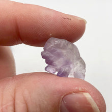 Load image into Gallery viewer, Prosperity Amethyst Hand Carved Bison / Buffalo Figurine | 21x11x8mm | Purple - PremiumBead Alternate Image 3