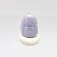 Load image into Gallery viewer, 24.7cts Hand Carved Buddha Lavender Jade Pendant Bead | 21x14.5x9mm | Lavender - PremiumBead Alternate Image 4