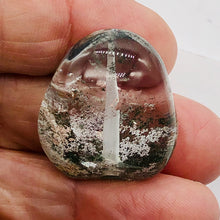 Load image into Gallery viewer, Lodalite Quartz Oval Pendant Figurine Bead | Clear Included|1 Bead| 30x26x16 mm|