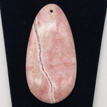 Load image into Gallery viewer, Natural Lacy Pink Rhodochrosite Pendant Bead | 60x30mm| Pink | Teardrop | 1 Bd | - PremiumBead Alternate Image 3