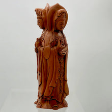 Load image into Gallery viewer, Three Faces of Beautiful Carved & Signed Quan Yin Boxwood Statue - PremiumBead Alternate Image 2