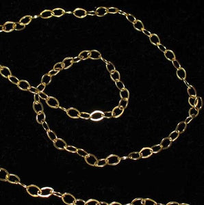 Shimmer 14K Gold Filled Open Link Chain 6 inches | 10x1.5mm | 22 links | - PremiumBead Alternate Image 5