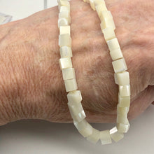 Load image into Gallery viewer, Mother of Pearl Cube 6x6x6mm Bead Strand - PremiumBead Alternate Image 12