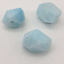 Load image into Gallery viewer, 23 Grams Natural Hemimorphite Faceted Nugget Beads | 3 Beads |