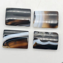 Load image into Gallery viewer, 2 Beads of Black & White Sardonyx 30x22x5mmPendant Beads - PremiumBead Alternate Image 7