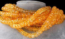 Load image into Gallery viewer, 2 Sparkling Warm Citrine Faceted Wheel Beads 006746 - PremiumBead Alternate Image 2