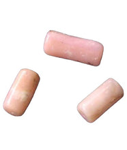 Load image into Gallery viewer, 36cts 3 Natural AAA Pink Peruvian Opal Tube Beads 3936D