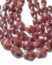 Load image into Gallery viewer, Sugarplums Muscovite Wavy 30x20x7mm Oval Bead Strand 108968 - PremiumBead Alternate Image 3