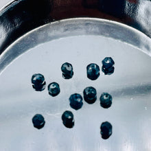 Load image into Gallery viewer, Blue Diamond Faceted Roundel Beads | 2.5-2mm | 11 Beads | ~1.0 carat |10597B