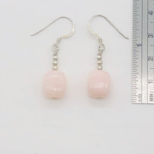 Load image into Gallery viewer, Peruvian Opal Sterling Silver Dangle Earrings | 1 1/4" Long | Pink | 1 Earrings|