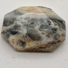 Load image into Gallery viewer, Crazy Lace Agate Carved Pendant Bead | 36x28x9mm | Gray White Orange |