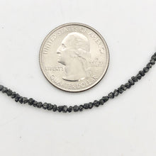 Load image into Gallery viewer, Natural Black Druzy Diamond Beads | 13 Beads | approx. 1" | 2.25x1.5mm | 10594A - PremiumBead Alternate Image 5