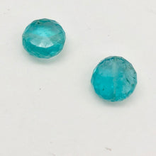 Load image into Gallery viewer, Glistening 2 Aqua Green Apatite Faceted 5 to 6mm Coin Beads 3930A - PremiumBead Primary Image 1