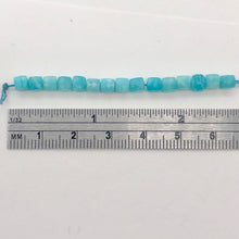 Load image into Gallery viewer, Amazonite Cube Beads Full Strand | 4mm | Blue | 95 Bead(s)|