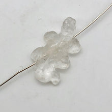 Load image into Gallery viewer, 2 Carved Ice Crystal Quartz Lizard Beads | 25x14x7mm | Clear - PremiumBead Primary Image 1