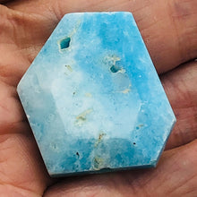 Load image into Gallery viewer, 55cts Natural Hemimorphite Druzy Pendant Bead | 30x25x8mm | Blue | 1 Bead |