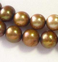 Load image into Gallery viewer, Dark Champagne 8.5mm to 10mm Pearl 16 inch Strand 109047 - PremiumBead Alternate Image 3