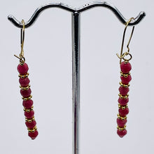 Load image into Gallery viewer, Rhodonite with 14K Gold Filled Beads Drop/Dangle Earrings | 1 1/2&quot; Long | Pink |

