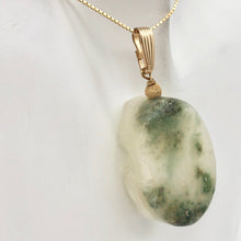 Load image into Gallery viewer, Crystal Fields Ocean Jasper Oval Druzy & 14k Gold Filled Pendant, 1 7/8" 507114B - PremiumBead Alternate Image 5