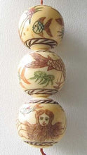 Load image into Gallery viewer, 1 Carved Mermaid 16mm Round Centerpiece Bead 9694 - PremiumBead Alternate Image 2