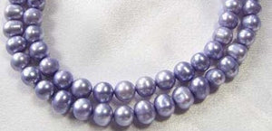 Fantastic Lavender Lilac Fresh Water Pearl Strand | Approx 57 Pearls | 6mm |