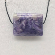 Load image into Gallery viewer, 29cts of Rare Rectangular Pillow Charoite Bead | 1 Beads | 23x17x8mm | 10872B - PremiumBead Alternate Image 9
