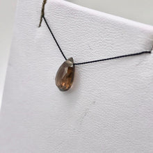 Load image into Gallery viewer, Taupe Sapphire Faceted Flat Briolette Bead, 9x6-7x5mm 5047 - PremiumBead Alternate Image 4