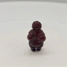 Load image into Gallery viewer, FERTILE! Carved Red JASPER Goddess of Willendorf Figurine | 20x10x9mm | Red